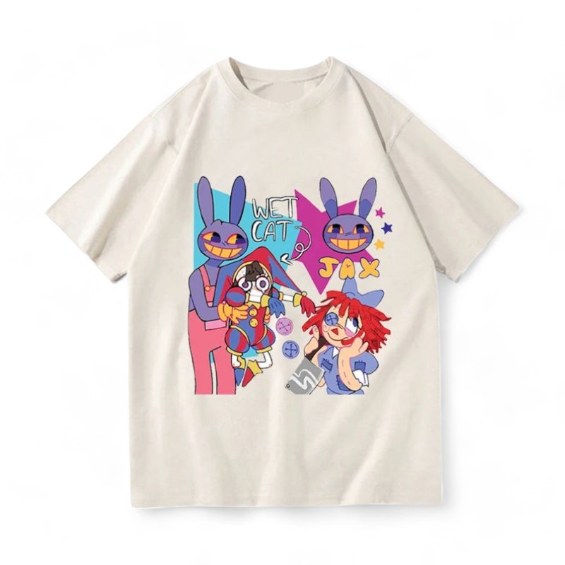Wet Cat Jax Tshirt | Digital Circus Merch